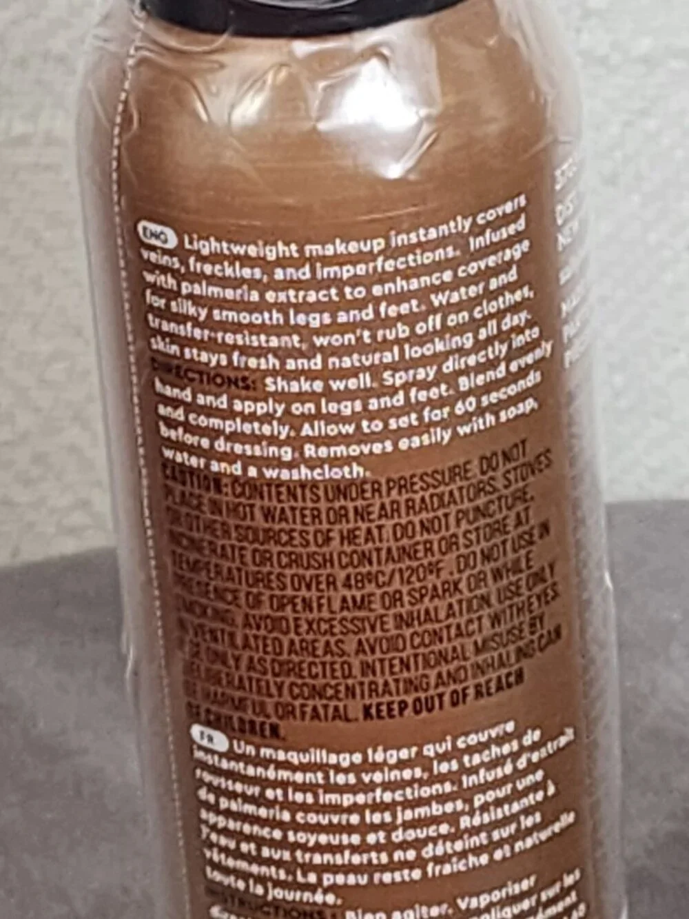 Sally Hansen Airbrush Legs Water Resistant 4.4oz Spray On LegMakeup Tan Glow 2CT